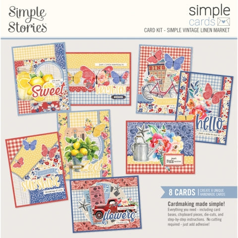 Simple Vintage Linen Market Simple Cards Card Kit