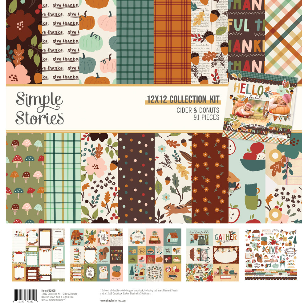 Cider & Donuts 12x12 Collection Kit