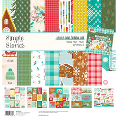 Snow Pine Lodge 12x12 Collection Kit