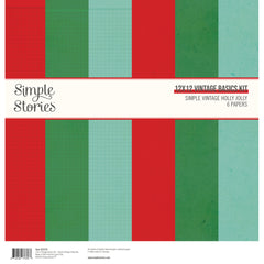Simple Vintage Holly Jolly 12x12 Vintage Basics Kit