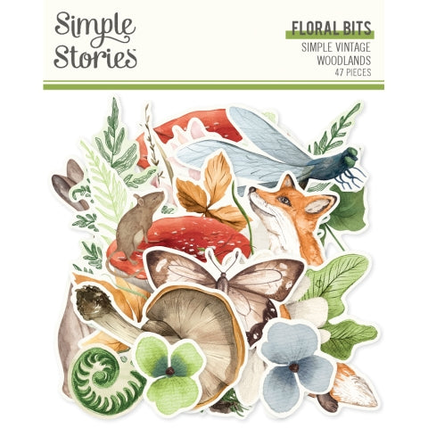 Simple Vintage Woodlands Floral Bits