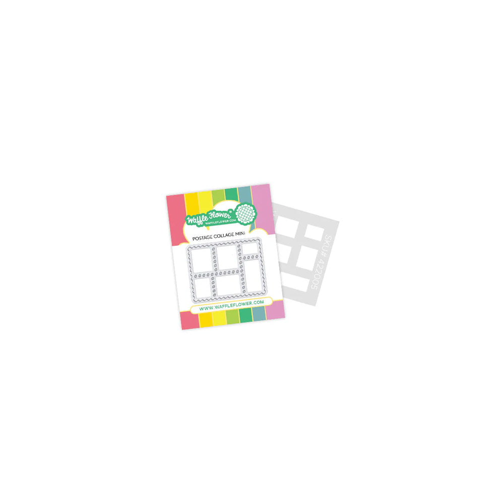 Postage Collage Miniature Die-n-Stencil