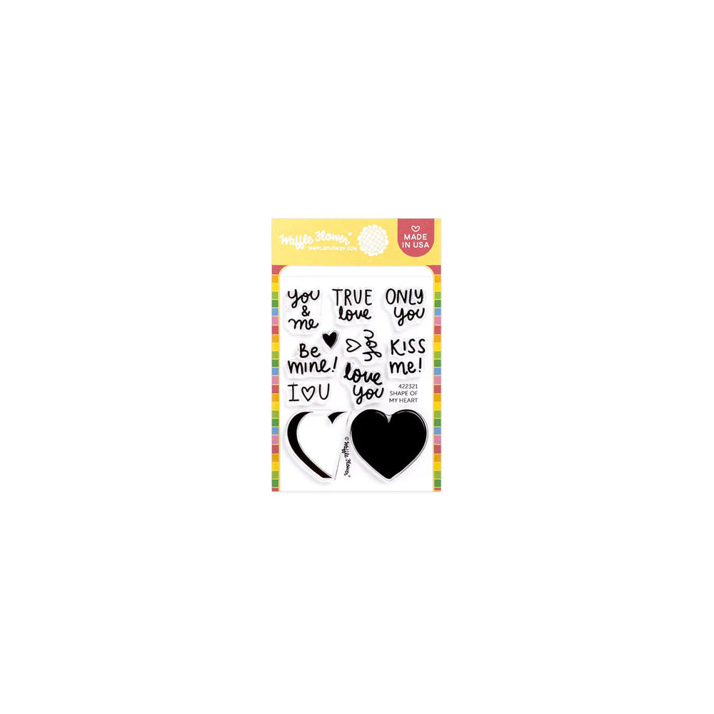 Shape of My Heart Stamp Set