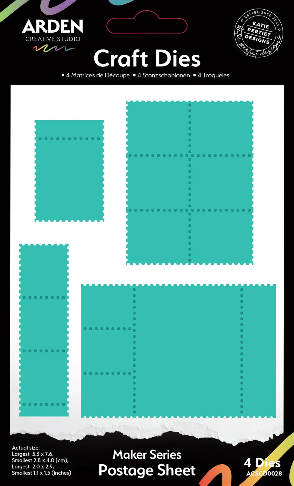 Maker Series Postage Sheet Dies