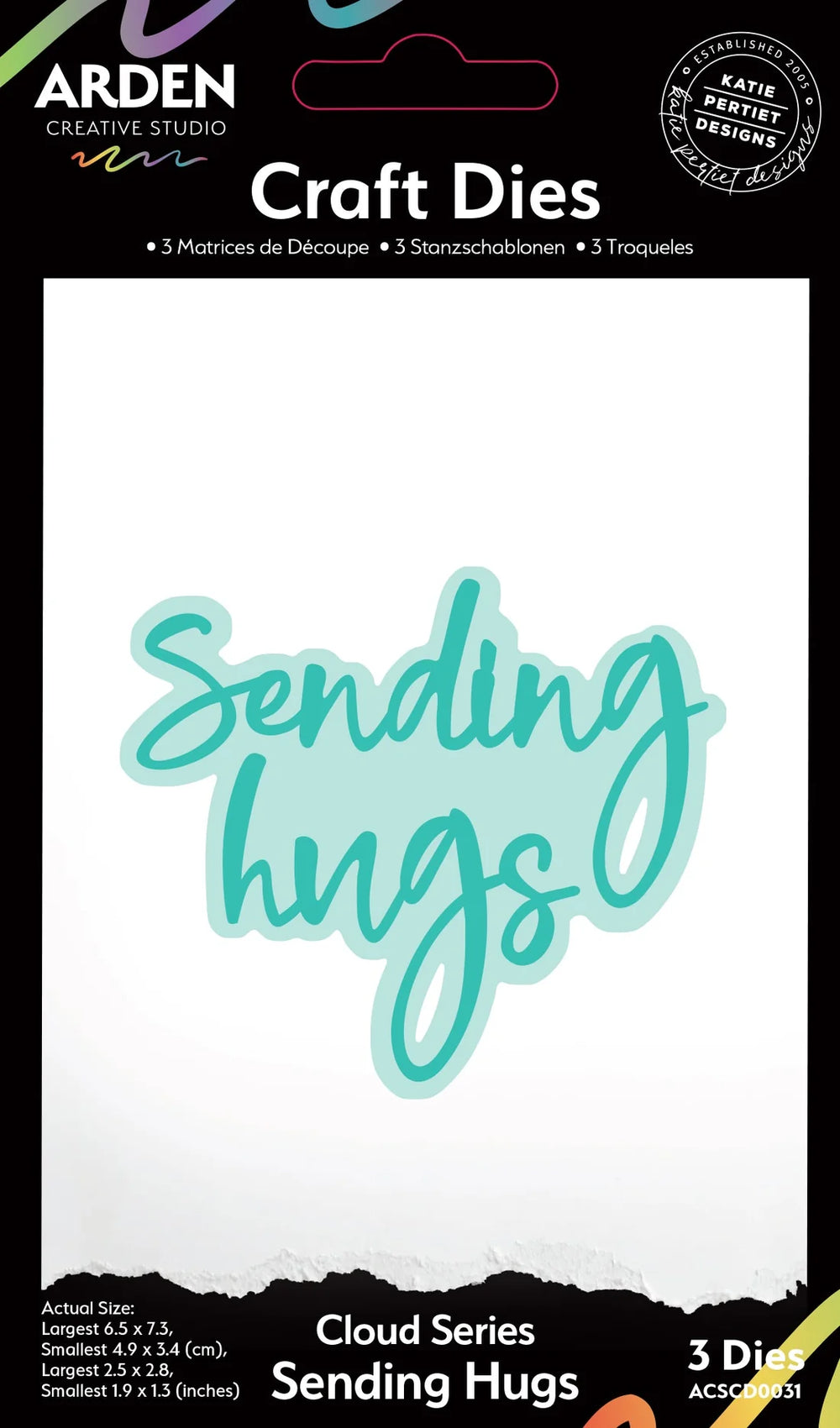 Sentiment Cloud Series Sending Hugs Die Set