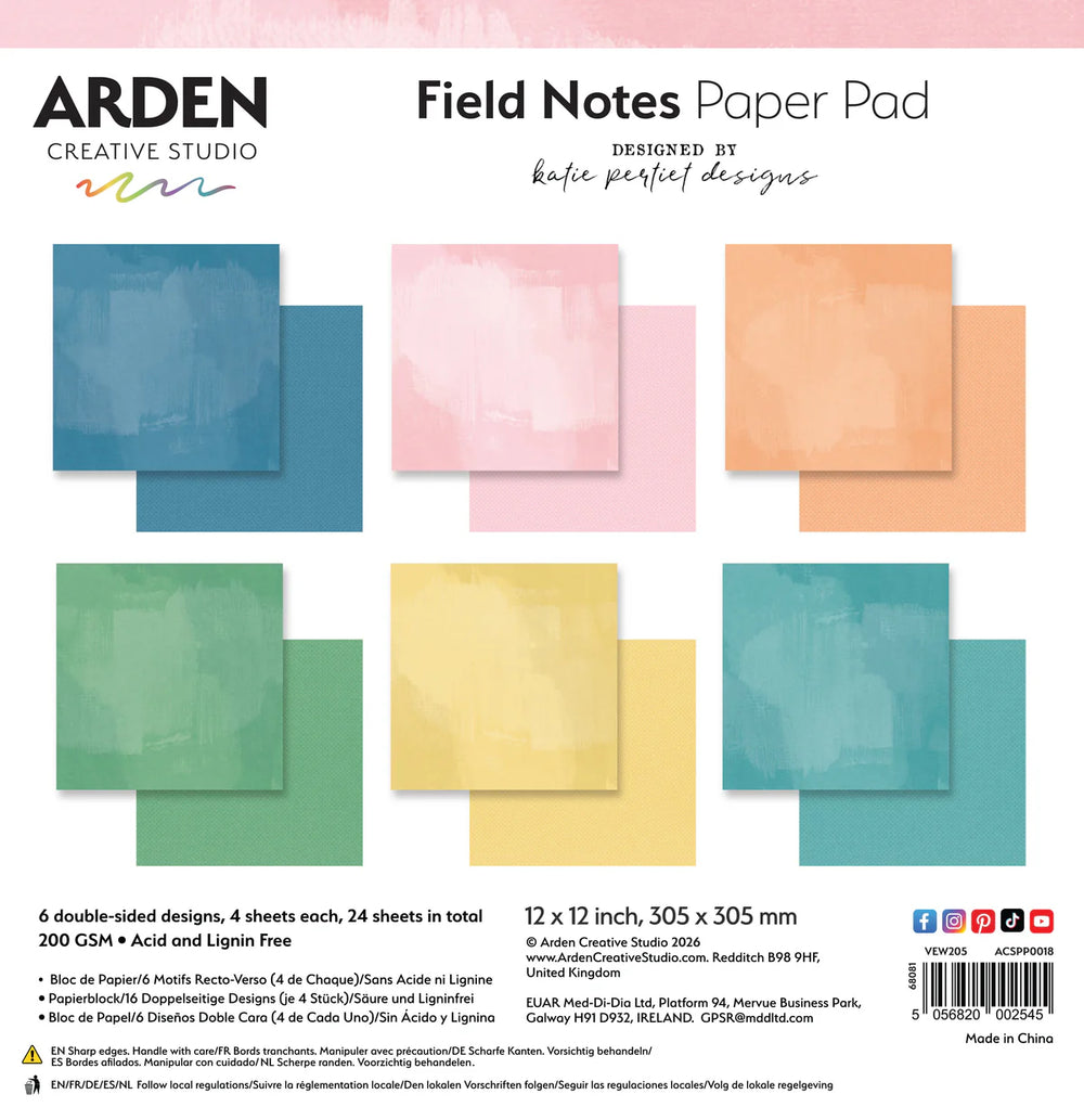 Field Notes Solids 12x12 Paper Pad