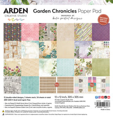 Garden Chronicles 12x12 Paper Pad