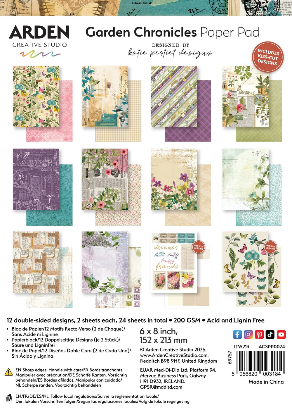 Garden Chronicles 6"x8" Paper Pad