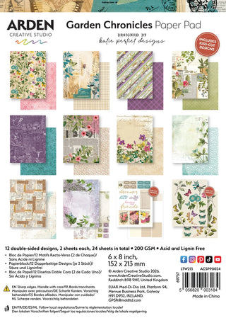 Arden Creative Studio Garden Chronicles 6inx8in Paper Pad by Katie Pertiet