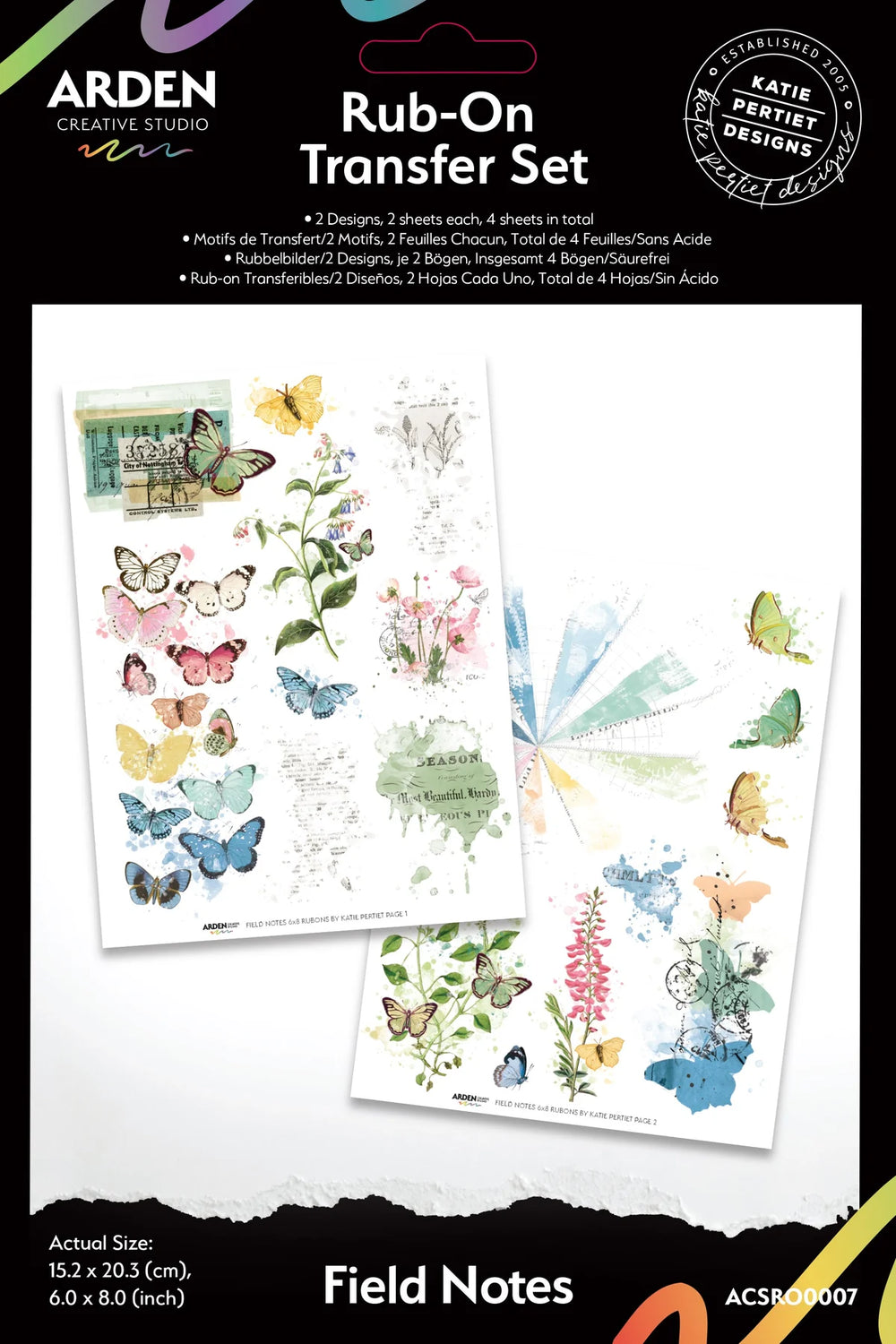 Field Notes Rub-on Transfer Set