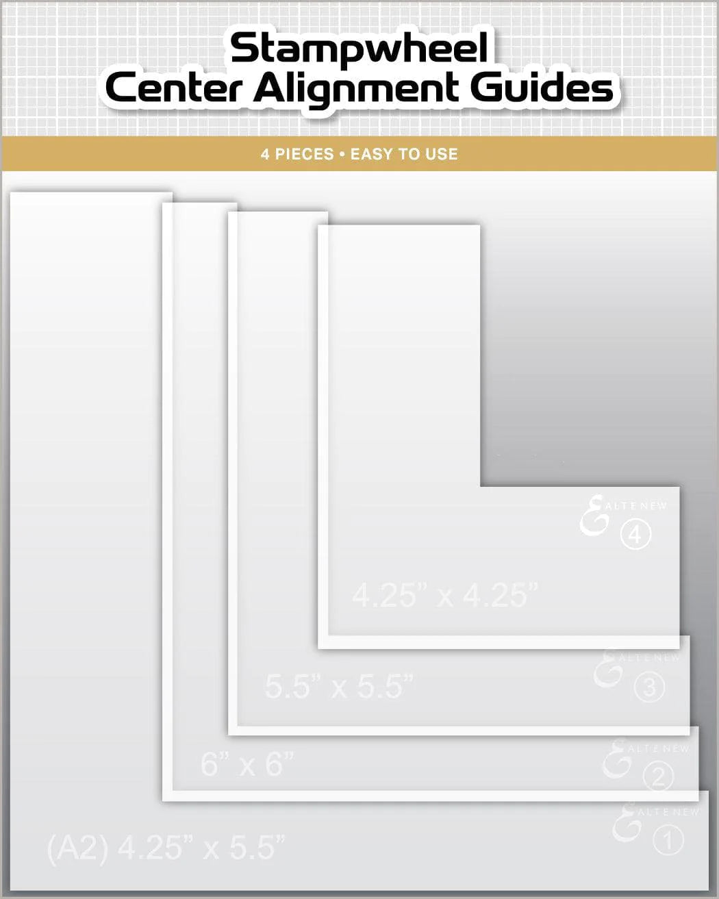 Stampwheel Center Alignment Guides – Starry Night Creations