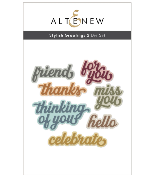 Stylish Greetings 2 Die Set