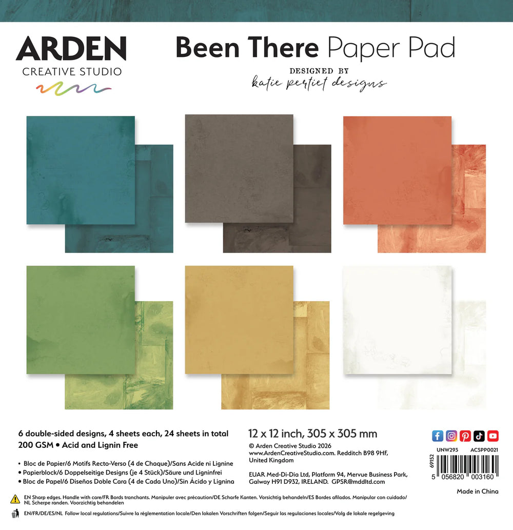 Been There Solids 12x12 Paper Pad