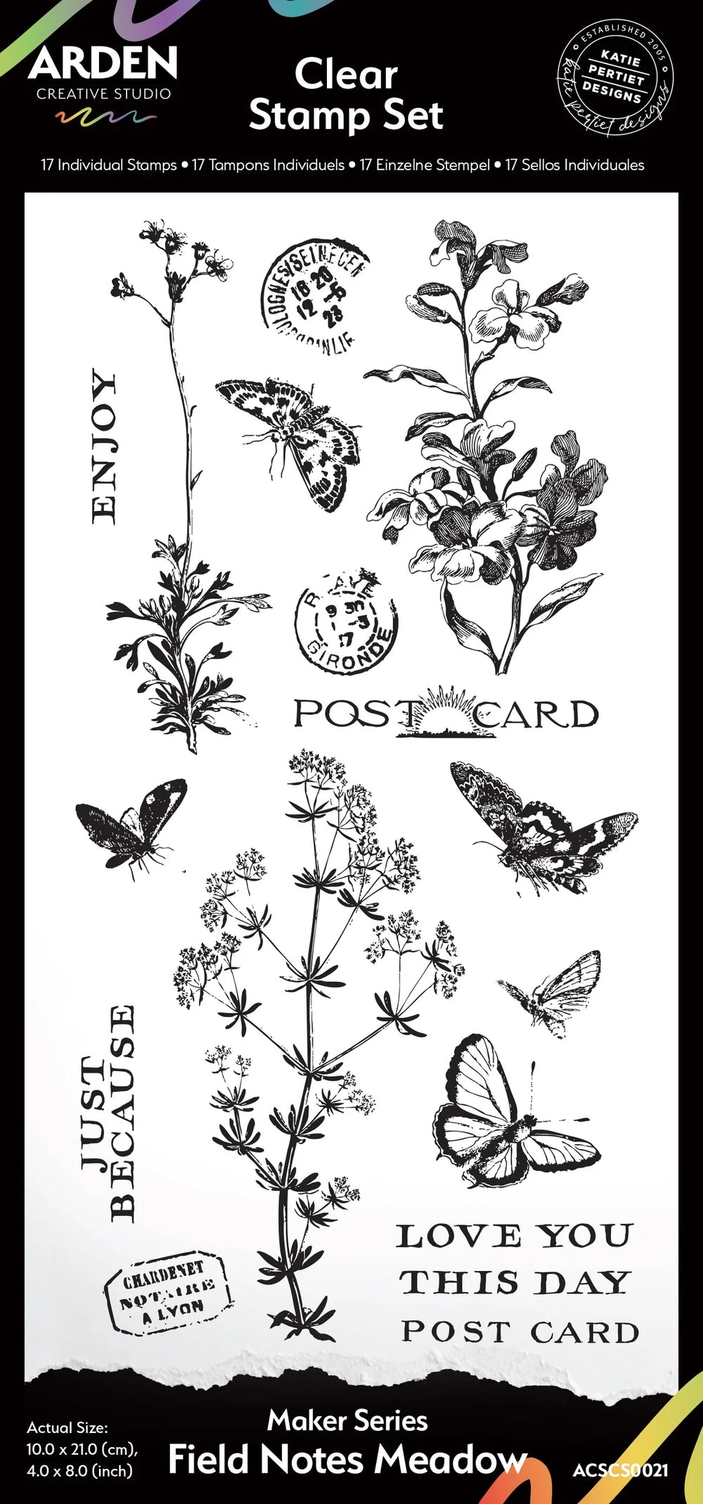 Studio Maker Series Field Notes Meadow Stamp Set