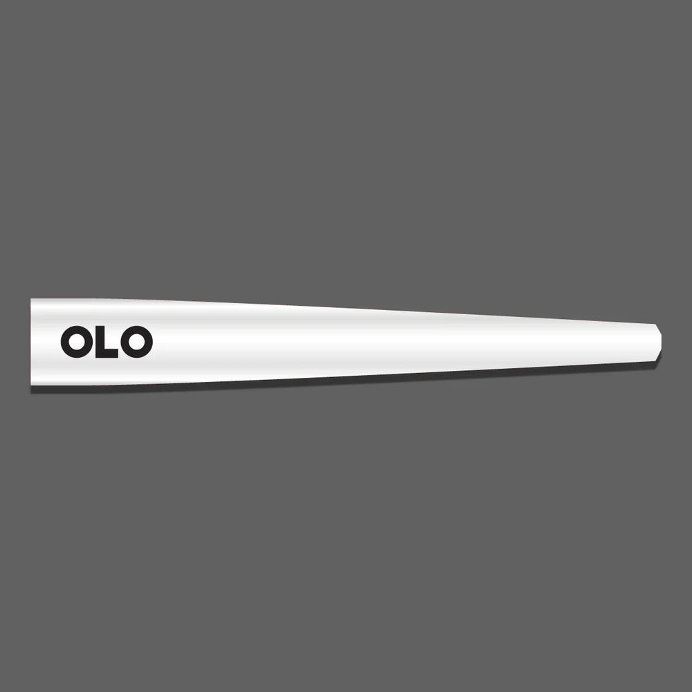 Olo Brush Handle - White, 2 pack