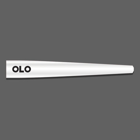 Olo Brush Handle - White, 2 pack