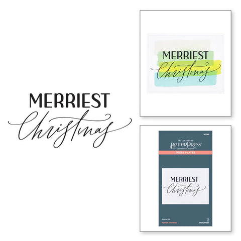 Merriest Christmas Press Plate