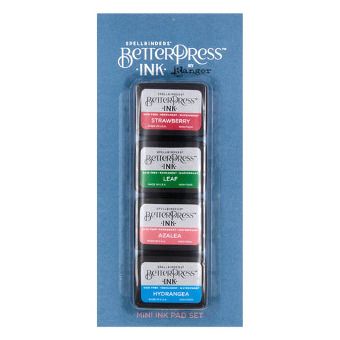 Flower Garden BetterPress Ink Mini Set - 4 Pack