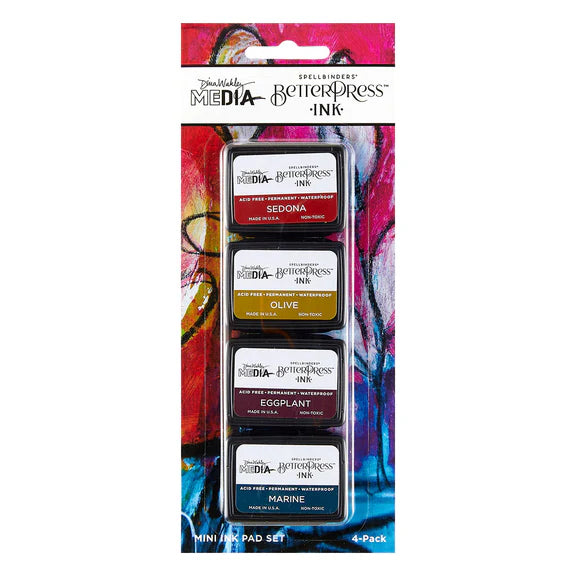 Earthy BetterPress Ink Set by Dina Wakley