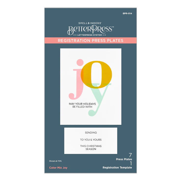 Color Mix Joy Registration Press Plates