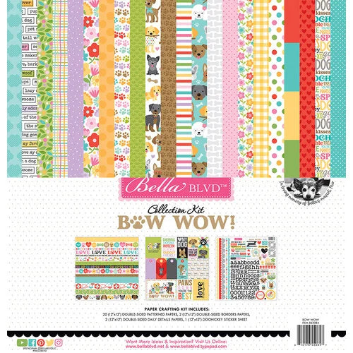 Bella Boulevard Bow Wow 12x12 Collection Paper Pack