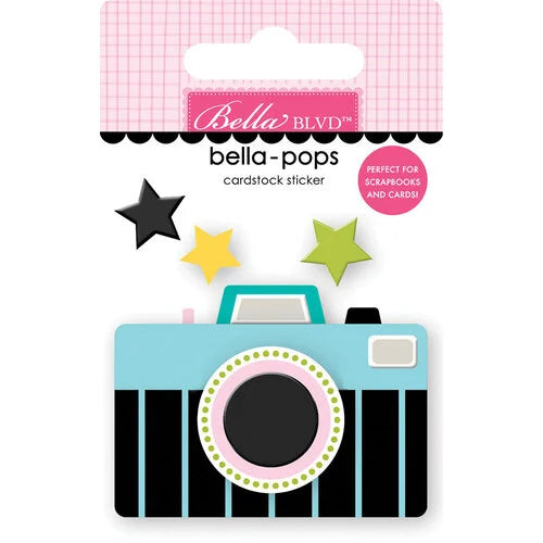 Camera Bella Pops Dimensional Sticker