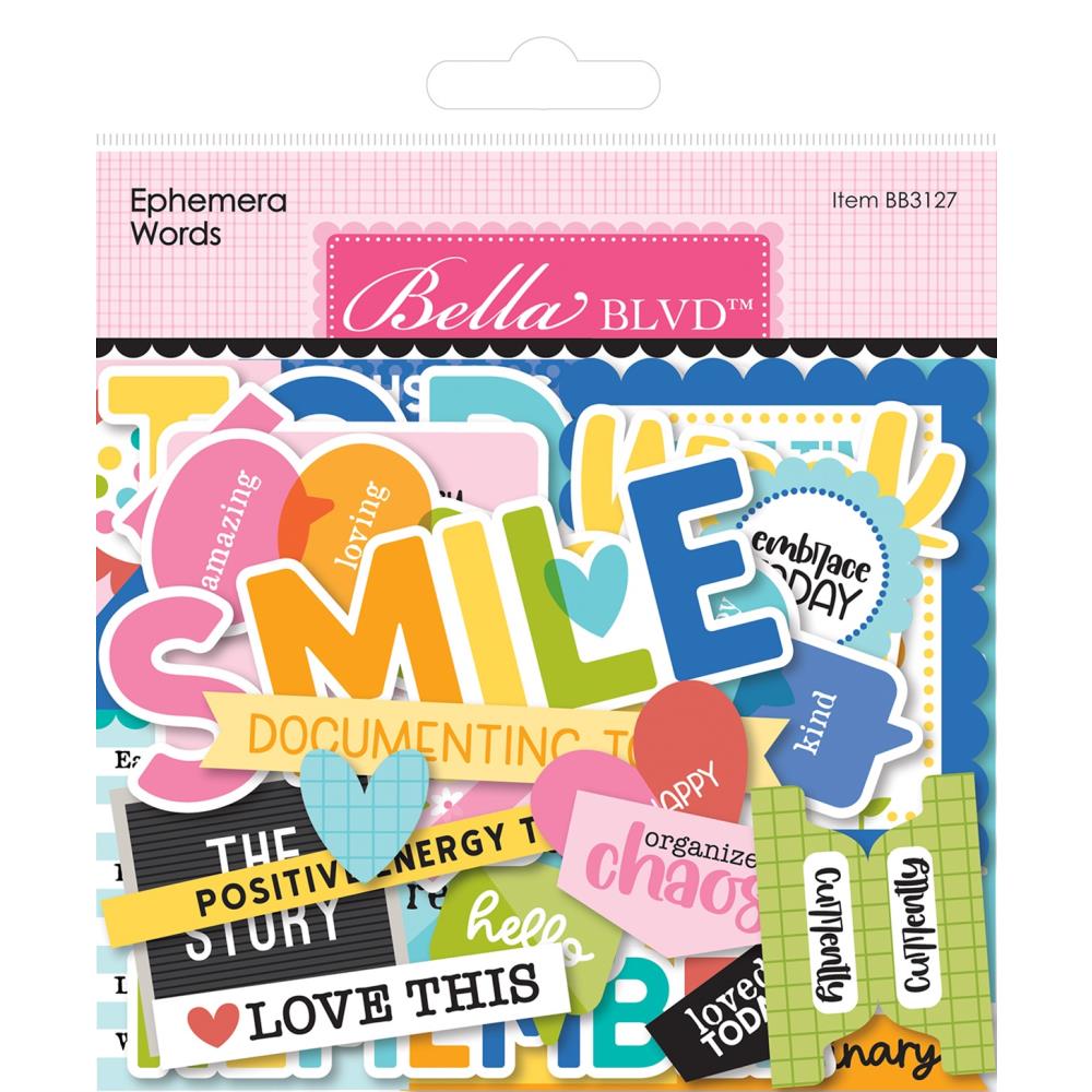 Bella Boulevard Documented Words Ephemera Pieces