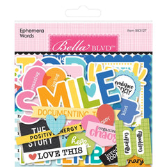 Documented Words Ephemera Die Cut Pieces