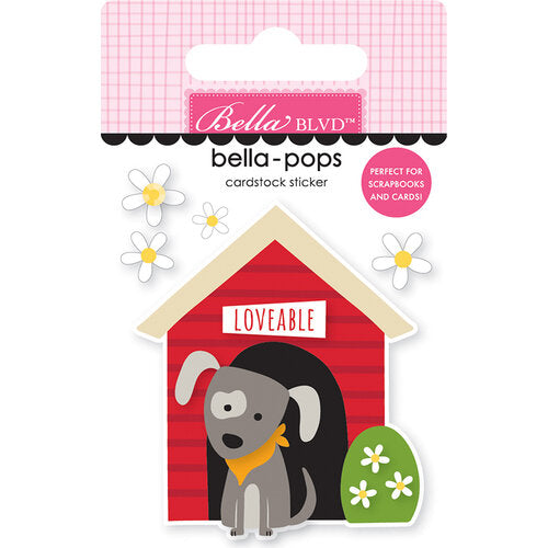 Bella Boulevard Doghouse Bella Pops Dimensional Sticker
