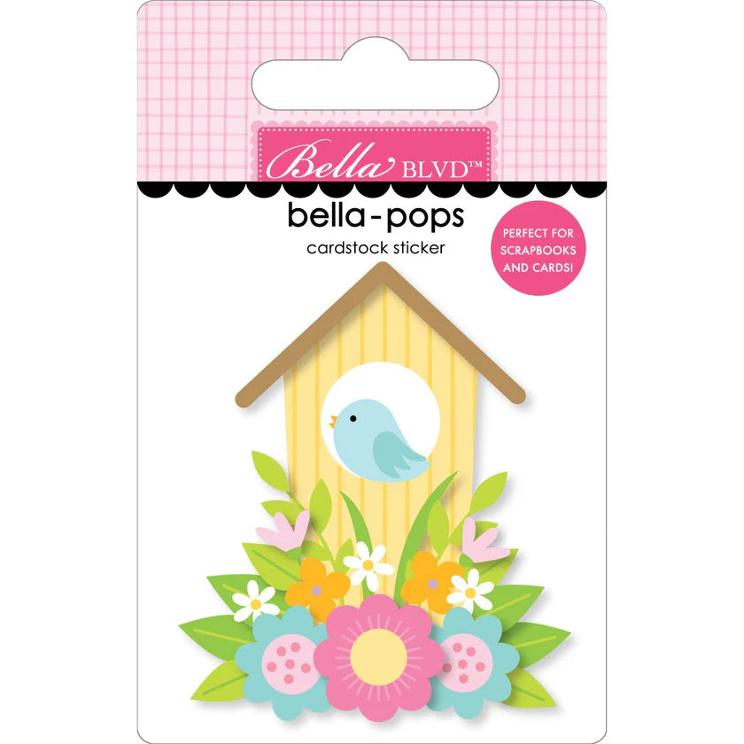 Bella Boulevard Flower Garden Bella Pops Dimensional Sticker