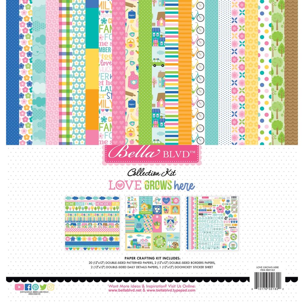 Bella Boulevard Love Grows Here 12x12 Collection Pack