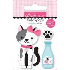 Pretty Kitty Bella Pops Dimensional Stickers