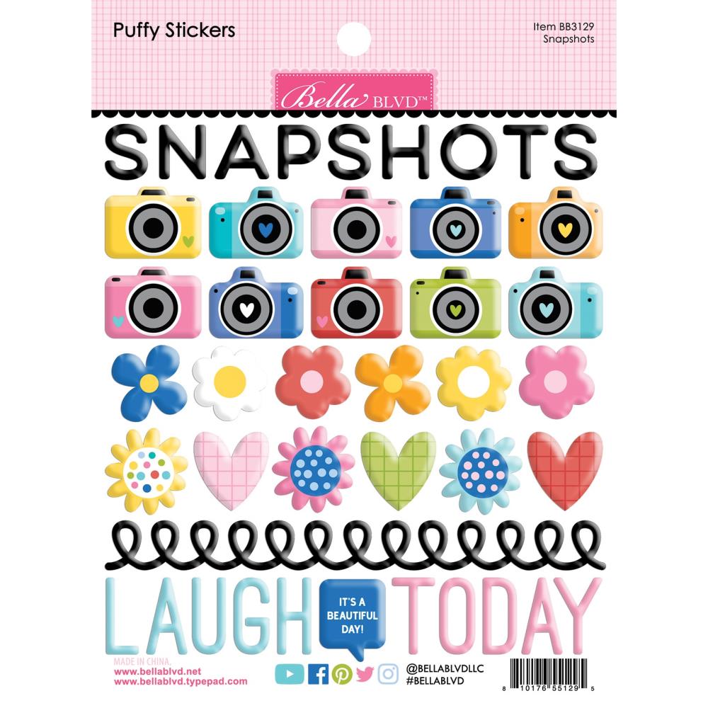 Bella Boulevard Snapshots Puffy Stickers