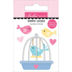 Tweet Tweet Bella Pops Dimensional Stickers