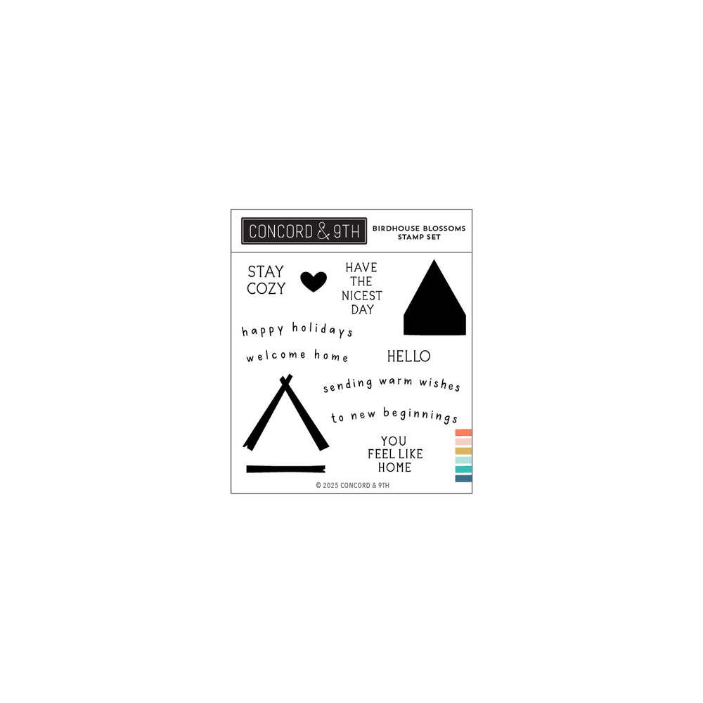 Birdhouse Blossoms Stamp Set