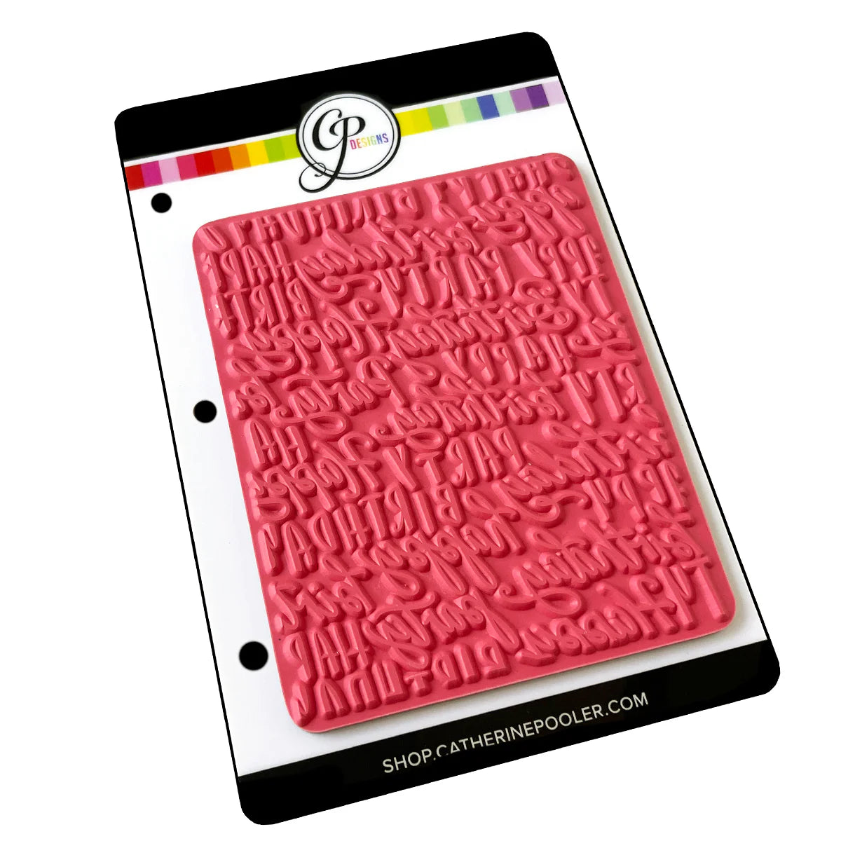 Block & Script Birthday Background Stamp – Starry Night Creations