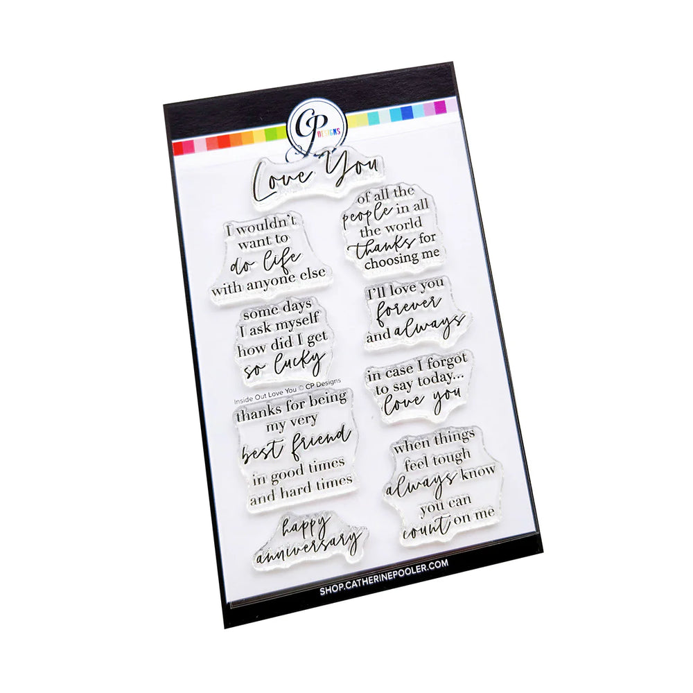 Inside Out Love You Stamp Set