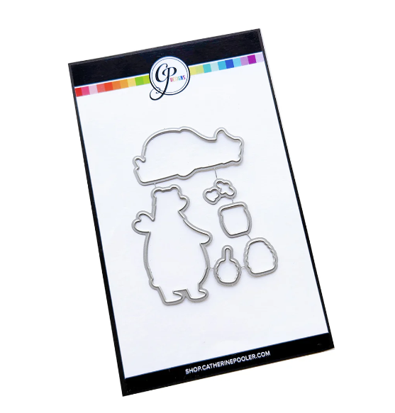 Catherine Pooler Bear Hugs Dies for Card Making