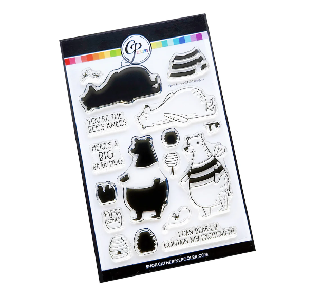 Catherine Pooler Bear Hugs Stamp Set for Card Making