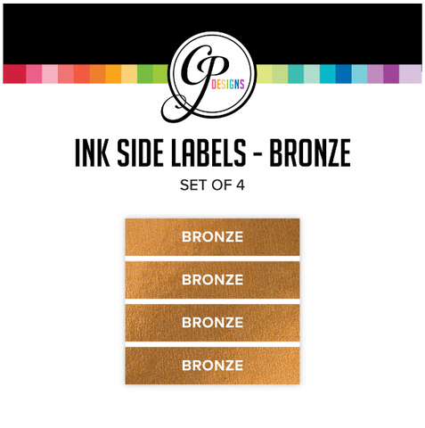 Bronze Metallic Pigment Ink Pad Side Label