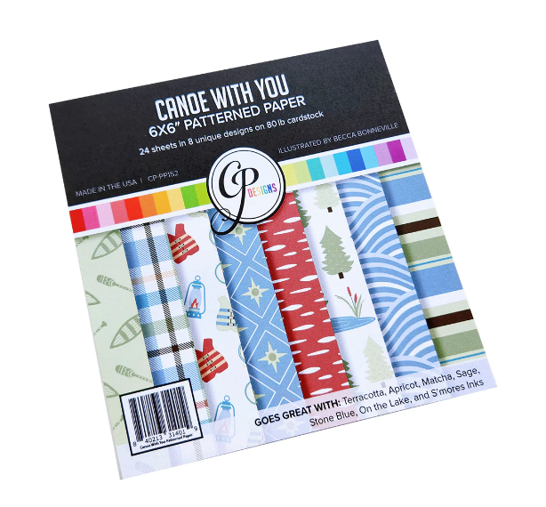 Catherine Pooler Canoe with You 6x6 Patterned Paper