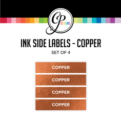 Copper Metallic Pigment Ink Pad Side Label