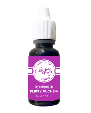 Catherine Pooler Flirty Fuchsia Premium Dye Ink Refill - Party Collection
