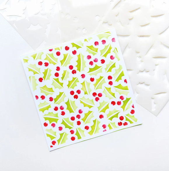 Holly & Berries Layered Stencils