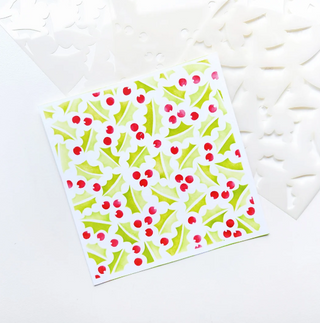 Catherine Pooler Holly & Berries Layered Stencils