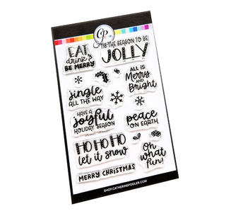 Catherine Pooler Jolly Jingle Holiday Sentiments Stamp Set