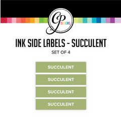 Succulent Ink Pad Side Label
