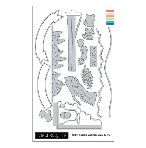 Accordion Woodland Dies