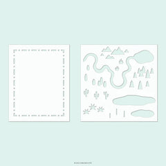 Adventure Awaits Stencil Pack
