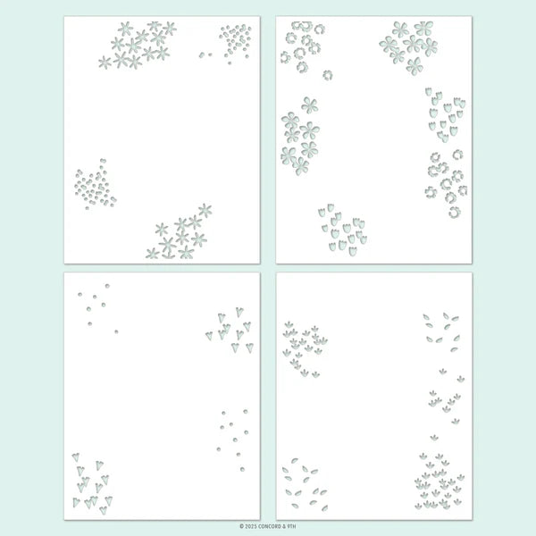 Around the Garden Stencil Pack